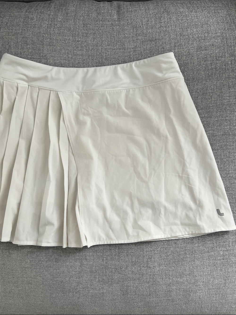 Lole White Pleated Athletic Skort